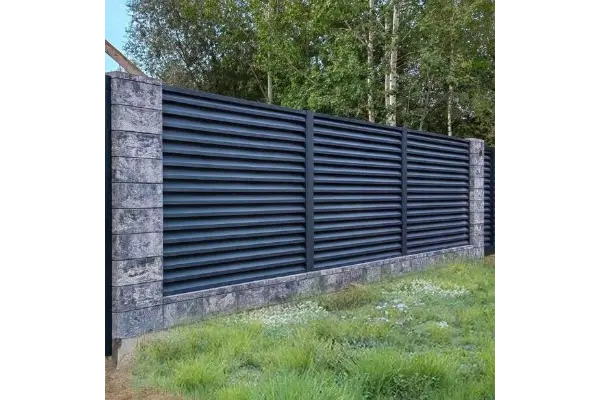 Ворота-жалюзі Горизонт — брама-жалюзі з ламелями, ціна 3000 грн/м²