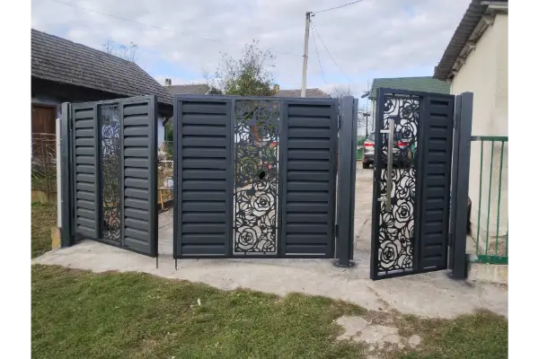 Ворота-жалюзі Маестро — брама-жалюзі з ковкою, ціна 5500 грн/м²